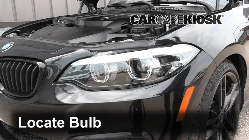 2019 BMW 230i xDrive 2.0L 4 Cyl. Turbo Coupe Éclairage Feux de route (remplacer l'ampoule)